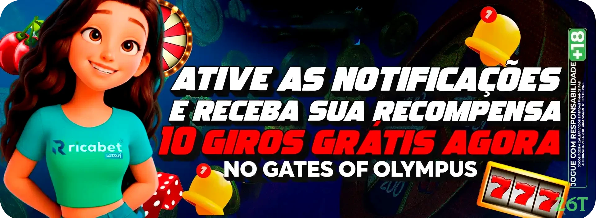 Imagem promocional dos ganhos da 26t